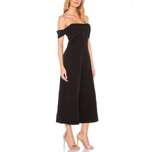 NWT KEEPSAKE THE LABEL x REVOLVE Black Shooting Star Wide Leg Jumpsuit, … - Picture 2 of 9